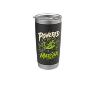 Matcha Green Japanese Tea Drink Beverage Humor Vaso térmico de acero inoxidable de doble pared