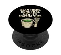 Matcha Green Tea Cita Cafeína Matcha Lover Pun Graphic PopSockets PopGrip Adhesivo