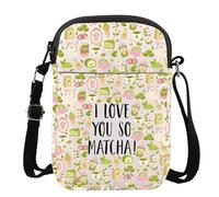 Matcha Lover - Bolso cruzado Matcha Latte Gifts I Love You So Matcha Gifts Matcha Tea Bolsa de hombro, I Love You So Matcha Uk3, 111