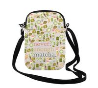 Matcha Lover Gift Never Enough Matcha Crossbody Bag Tea Addict Foodie Gift Ideas Matcha Latte, Matcha Cr Reino Unido, 0