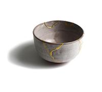 MATCHA MOMENTS Auténtico cuenco Kintsugi de 24 quilates, hecho a mano en Shigaraki, Japón, oro real de 24 quilates, perfecto para té matcha tradicional, One of a Kind Piece of Art