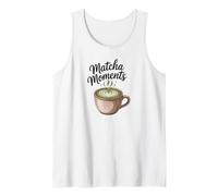 Matcha Moments - Gráfico de té Verde con Leche en Polvo Camiseta sin Mangas