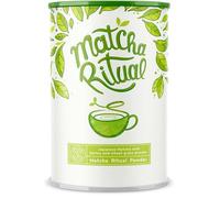Matcha Ritual | 210g polvo | Te Matcha Ceremonial en Polvo de Japón | Enriquecido con Leche de Coco, Hierba de Trigo y Cebada | Ideal para Té Verde, Batidos y Leche | Alpha Foods