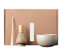 Matcha Set Incluye Batch de Matcha, tazón, Cuchara y batidor de Kit Manual de Set de té japonés para Amantes del té, estilo1, Kit, y tazón, Si de, de, de batidora de Mat