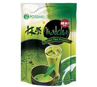 MATCHA TÉ VERDE EN POLVO 2 EN 1 - POSSMEI - Premium Japonés, Instantáneo, Sin Gluten, Vegano, Rico en Antioxidantes, Ideal para Bubble Tea, Smoothies, Lattes y Repostería - 1 kg
