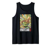Matcha Tea Culture Japón Kawaii Japonés Kanji Souvenir Camiseta sin Mangas
