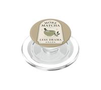 Matcha Tea Lover Más Matcha Menos Drama PopSockets PopGrip para MagSafe