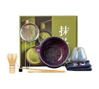 Matcha Whisk Set, Japanese Matcha Bowl and Whisk Kit, Traditional Tea Ceremony, Enhance Brewing Skills for Morning Rituals, Meditation, Wellness Practice, Relaxation Moments, 5.47x2.48 inches