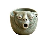 Matchabowl con boquilla, cuenco para mezclar té, cuenco de cerámica con | Cuenco de té antigoteo, 13,8 x 9,5 x 12,5 cm, para amantes de la cultura, principiantes, entusiastas, coleccionistas