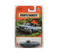Matchbox 1960 Chevy El Camino Diecast Car, escala 1:64, azul, 2/100