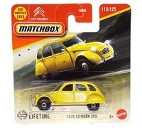 Matchbox - 1970 Citroen 2CV - MBX Road Trip 115/125 - JBR12 - Short Card - Pato amarillo - Superfast Lesney - Mattel 2025-1:64