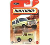 Matchbox 1970 Ford Bronco [verde] 59/125, vehículo de juguete fundido a escala 1:64