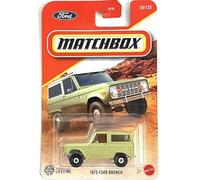 Matchbox 1970 Ford Bronco [verde] 59/125, vehículo de juguete fundido a escala 1:64