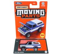 Matchbox 1978 Ford Bronco, piezas móviles [azul/blanco], FWD28