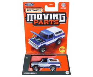 Matchbox 1978 Ford Bronco, piezas móviles [azul/blanco], FWD28