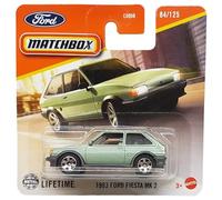 Matchbox 1983 Ford Fiesta MK 2 - MBX City 84/125 - JBR40 - Tarjeta corta - verde claro metálico - Superfast Lesney - Mattel 2025-1:64