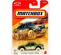 Matchbox 2016 Chevy Colorado Extreme [verde] 05/125, vehículo de juguete fundido a escala 1:64
