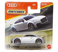 Matchbox - 2019 Audi TT RS Coupé - MBX Road Trip 53/125 - JBR61 - Short Card - Silver metallic - Superfast Lesney - Mattel 20255-1:64
