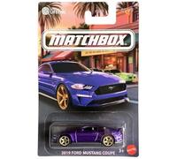 Matchbox 2019 Ford Mustang Coupe [púrpura] 02/05-1:64 Vehículo de juguete fundido a escala