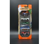 Matchbox 2020 Set De 5 GKJ09 Rocky Peaks VW Jeep Scout Ford Shredder NUEVO OVP