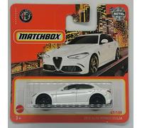 Matchbox 2021 47/100 2016 Alfa Romeo Giulia Blanco (Tarjeta Corta)