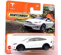 Matchbox 2022 Tesla Model X Blanco 59/100 (tarjeta corta) HFR40