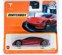 Matchbox 2022 - Tesla Roadster - Rojo - 4/100 - Tarjeta corta