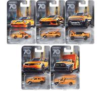 Matchbox 2023 70 aniversario edición especial piezas móviles juego completo de 5 vehículos fundidos a presión de la versión HMV12-956A