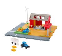 Matchbox Action Drivers Granja con cosechas Set de Juego con Pistas para Coches de Juguete, Incluye 1 Tractor y Accesorios, +3 años (Mattel HRY42)