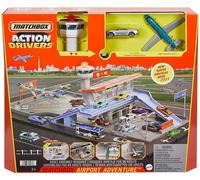 Matchbox Action Drivers Playset Aeropuerto Con Luces,Sonidos Y Partes Mobil