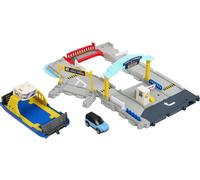 Matchbox Action Drivers Puerto marítimo y Ferry Set de Juego con Pistas para Coches de Juguete, Incluye 1 vehículo, +3 años (Mattel HMH29)