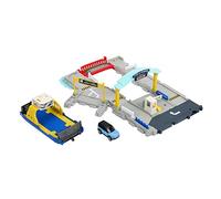 Matchbox Action Drivers Puerto marítimo y Ferry Set de Juego con Pistas para Coches de Juguete, Incluye 1 vehículo, +3 años (Mattel HMH29)