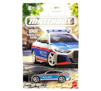 Matchbox BMW i4 Policía Berlín 2/5 European Serie 2026 1:64 Modelo Coche Niños Juguete Police Sedan Coleccionable o para Jugar JJR56