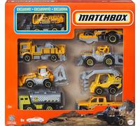 Matchbox -Juego de 8 Coches o Camiones de fundición a Escala 1:64, Multipack temático, Incluido 1 vehículo Exclusivo (los Estilos Pueden Variar), HVR81