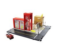 Matchbox Estación de Bomberos Set de Juego con Sonidos para Coches de Juguete, Modelos Surtidos (Mattel HBD76)