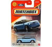 Matchbox Ford Explorer BEV - Coche fundido a presión, escala 1:64, azul, colección 2024 07/125