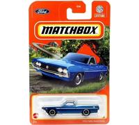 Matchbox Ford Ranchero 1970, vehículo fundido a escala 1:64, azul, 83/100