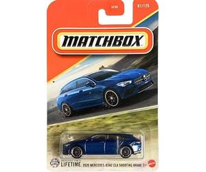 Matchbox - Freno de disparo Mercedes-Benz CLA fundido a escala 1:64, azul, 61/125, 2020