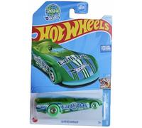 Matchbox Hot Wheels Supercharged, HW Celebration Racers 7/10 [Verde] 124/250 Día de la Tierra