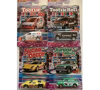 Matchbox Juego de 4 coches Tootsie Roll Pop, Tootsie Roll, Sugar Daddy y Junior Mints 2020