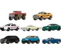 Matchbox -Juego de 8 Coches o Camiones de fundición a Escala 1:64, Multipack temático, Incluido 1 vehículo Exclusivo (los Estilos Pueden Variar), HVR81