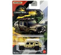 Matchbox Jurassic World Rebirth '19 Jeep Gladiator [Tan] Vehículo de juguete fundido a escala 1:64