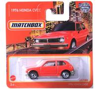 Matchbox Metal 1976 Honda CVCC Red Classic Car Toy