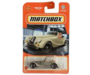 Matchbox Morgan Plus Four (dorado) 66/100, coche fundido a presión