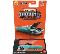 Matchbox Moving Parts 1963 Ford Thunderbird [verde azulado] 23/50, vehículo de juguete fundido a escala 1:64