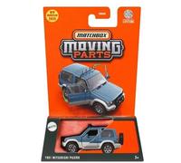 Matchbox Moving Parts 1991 Mitsubishi Pajero [SUV azul] 40/50, vehículo fundido a escala 1:64