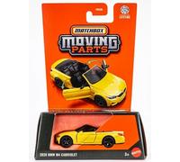 Matchbox Moving Parts 2020 BMW M4 Cabriolet [amarillo] 35/50, vehículo de juguete fundido a escala 1:64