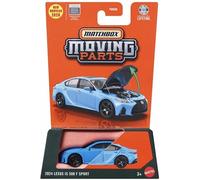 Matchbox Moving Parts 2024 Lexus is 500 F Sport [Azul] Vehículo de juguete fundido a escala 17/50-1:64