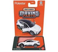Matchbox Moving Parts 2024 Polestar 3 Vehículo fundido a presión, blanco, escala 1:64