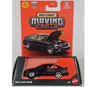 Matchbox Moving Parts Black Lexus GS400, fundido a presión, escala 1:64, modelo 2004, nuevo para 2026